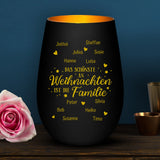 Das Schönste an Weihnachten - Familien-Windlicht