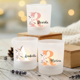 Personalisierter Teelichthalter für dich und deine Liebsten mit Initiale und Name von Love & Faith