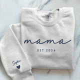 weißer Pullover personalisierbar - gefertigt von Love & Faith