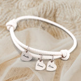 Freunde - Individuelles Lederarmband