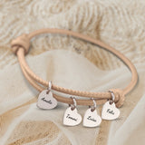 Freunde - Individuelles Lederarmband