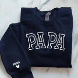 navyblauer Pullover personalisierbar - gefertigt von Love & Faith