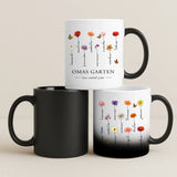 Magische Tasse mit Thermo-Farbwechsel und personalisiertem Namen – witzige Geschenkidee von Love & Faith