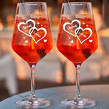 Herzenssache - Paar-Weinglas