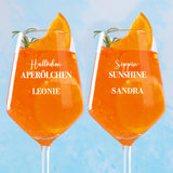 Spritztour - Personalisiertes Glas für deinen Sommer-Drink mit lustigen Sprüchen