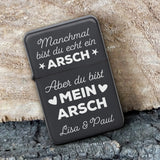 Mein Arsch - Paar-Benzinfeuerzeug