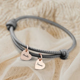 Personalisiertes Lederarmband mit Gravur für Freunde – Freunde – Motiv 4