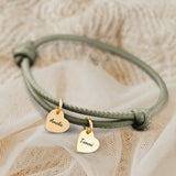 Personalisiertes Lederarmband mit Gravur für Freunde – Freunde – Motiv 7