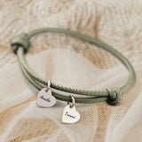 Personalisiertes Lederarmband mit Gravur für Freunde – Freunde – Motiv 9