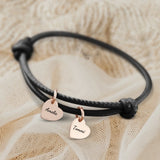Personalisiertes Lederarmband mit Gravur für Freunde – Freunde – Motiv 17
