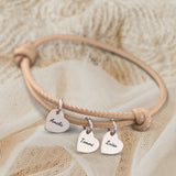 Freunde - Individuelles Lederarmband