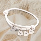 Freunde - Individuelles Lederarmband