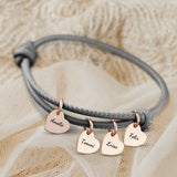 Freunde - Individuelles Lederarmband