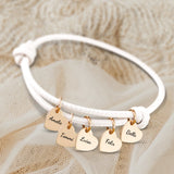 Freunde - Individuelles Lederarmband
