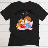 Offizielles Schlafshirt für Dich und mich - Personalisiertes T-Shirt für Pärchen