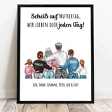 Personalisiertes Poster für Mama Unsere Mama – Motiv 5