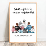 Personalisiertes Poster für Mama Unsere Mama – Motiv 10