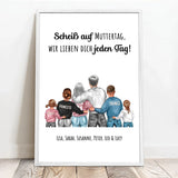 Personalisiertes Poster für Mama Unsere Mama – Motiv 7