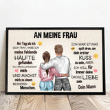 Personalisiertes Foto-Poster für Paare An meinen Schatz – Motiv 6