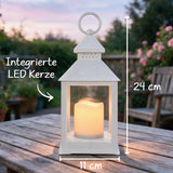 Personalisierte LED Laterne mit Namen für Trauer – Geliebt und unvergessen – Motiv 4