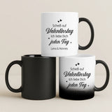 Personalisierte Tasse mit Foto und Cartoon-Effekt für Paare zum Valentinstag Cartoon Love – Motiv 7