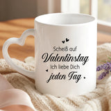 Personalisierte Tasse mit Druck zum Valentinstag für Paare – Mein Valentinsgruß – Motiv 6
