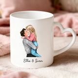 Personalisierte Tasse mit Druck für Paare Ich behalte Dich – Motiv 5