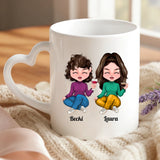 Personalisierte Tasse mit Druck für Schwestern – Schwestern – Motiv 6