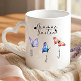Personalisierte Tasse Mamas Garten mit Foto für Mama & Papa – Motiv 6