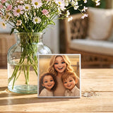 Personalisierte Deko-Fliese mit Foto für Mama – Cartoon Love Mama – Motiv 3