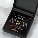Personalisierte Kette An meine Liebste mit Druck zum Jahrestag für Paare – Motiv 6