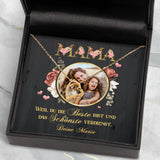 Personalisierte Kette Für Mama mit Druck für Mama & Papa – Motiv 4