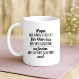 Personalisierte Tasse mit Druck für Papa – Weihnachten mit Papa – Motiv 3