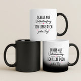Personalisierte Tasse mit Druck zum Valentinstag für Paare – Ich liebe Dich – Motiv 7