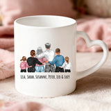 Personalisierte Tasse mit Druck für die Familie zu Weihnachten – Unser Weihnachten – Motiv 5