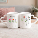 Personalisierte Tasse mit Namen der Kinder für Mama – Mamas Garten – Motiv 4