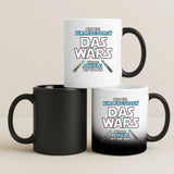 Personalisierte Tasse mit Druck zur Einschulung Das Wars – Motiv 3