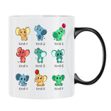 Personalisierte Tasse mit Druck für Mama Mamafant – Motiv 9