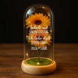Personalisierte Goldene Rose mit Druck für Paare zum Valentinstag – Jeden Tag – Motiv 8
