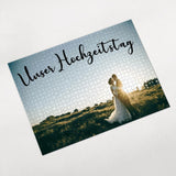 Hochzeitstag - Paar-Puzzle