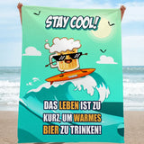 Stay cool! - Individuelles Strandtuch