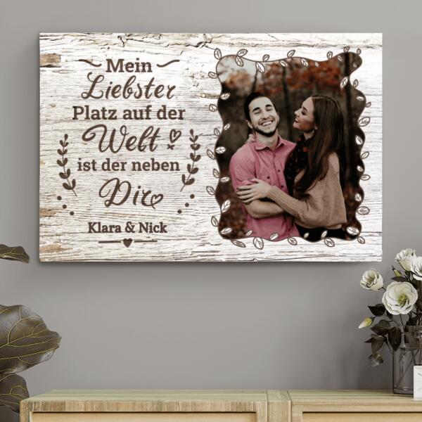 Neben dir - Paar-Leinwand