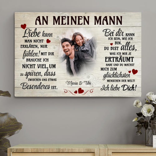 Besonders (An ihn) - Paar-Leinwand