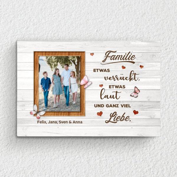 Familienliebe - Familien-Leinwand
