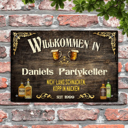 Meine Bar - Indoor-Türschild