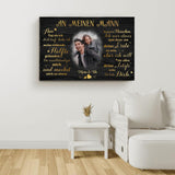 Meine fehlende Hälfte (an ihn) - Paar-Leinwand