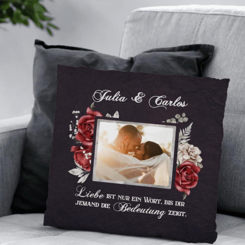 Liebe ist... - Paar-Kissen