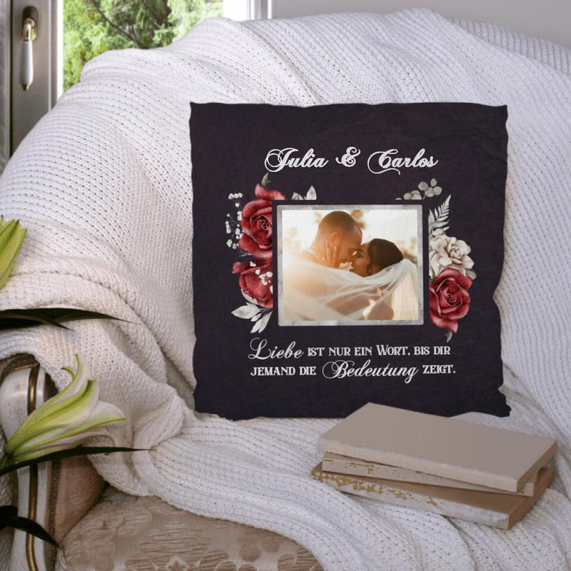 Liebe ist... - Paar-Kissen