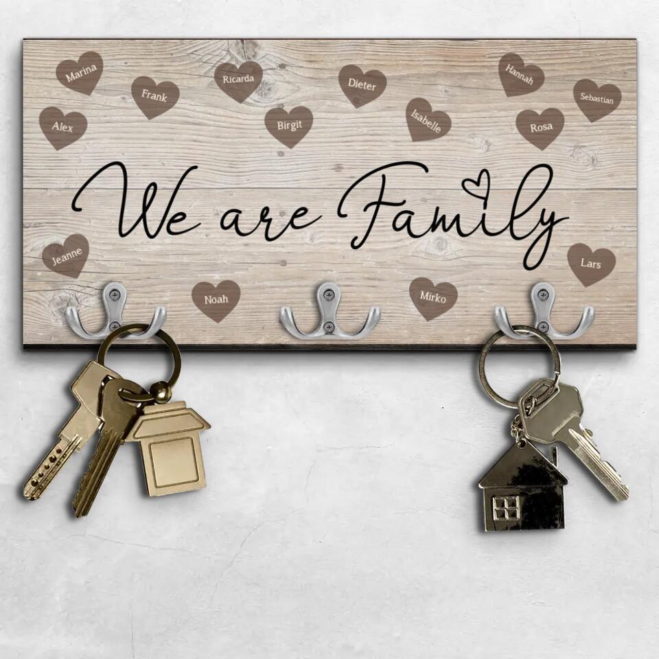 We are Family - Familien-Schlüsselbrett