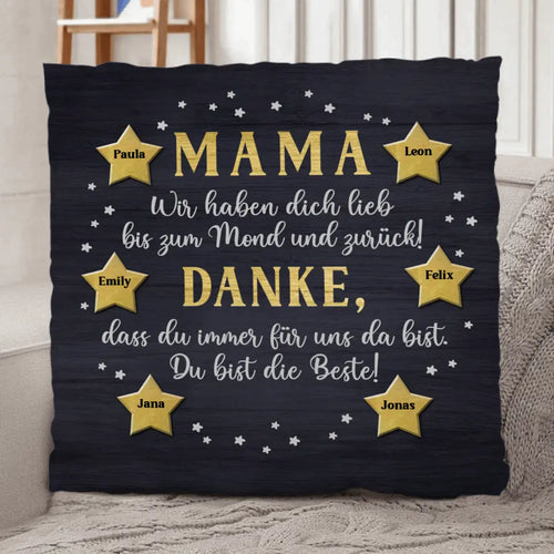 Bis zum Mond - Eltern-Kissen